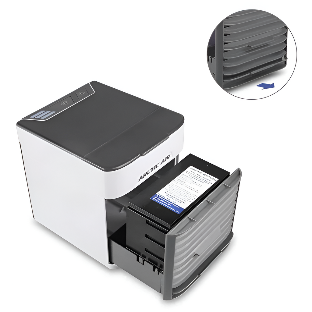 Enfriador Evaporativo Compacto Minimalista - Ajustable