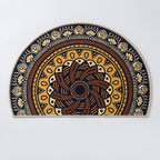 Alfombra Bohemia Mandala – Alfombra Semicircular Decorativa