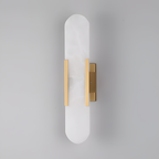 Aplique de Pared Alargado Minimalista - Alabastro