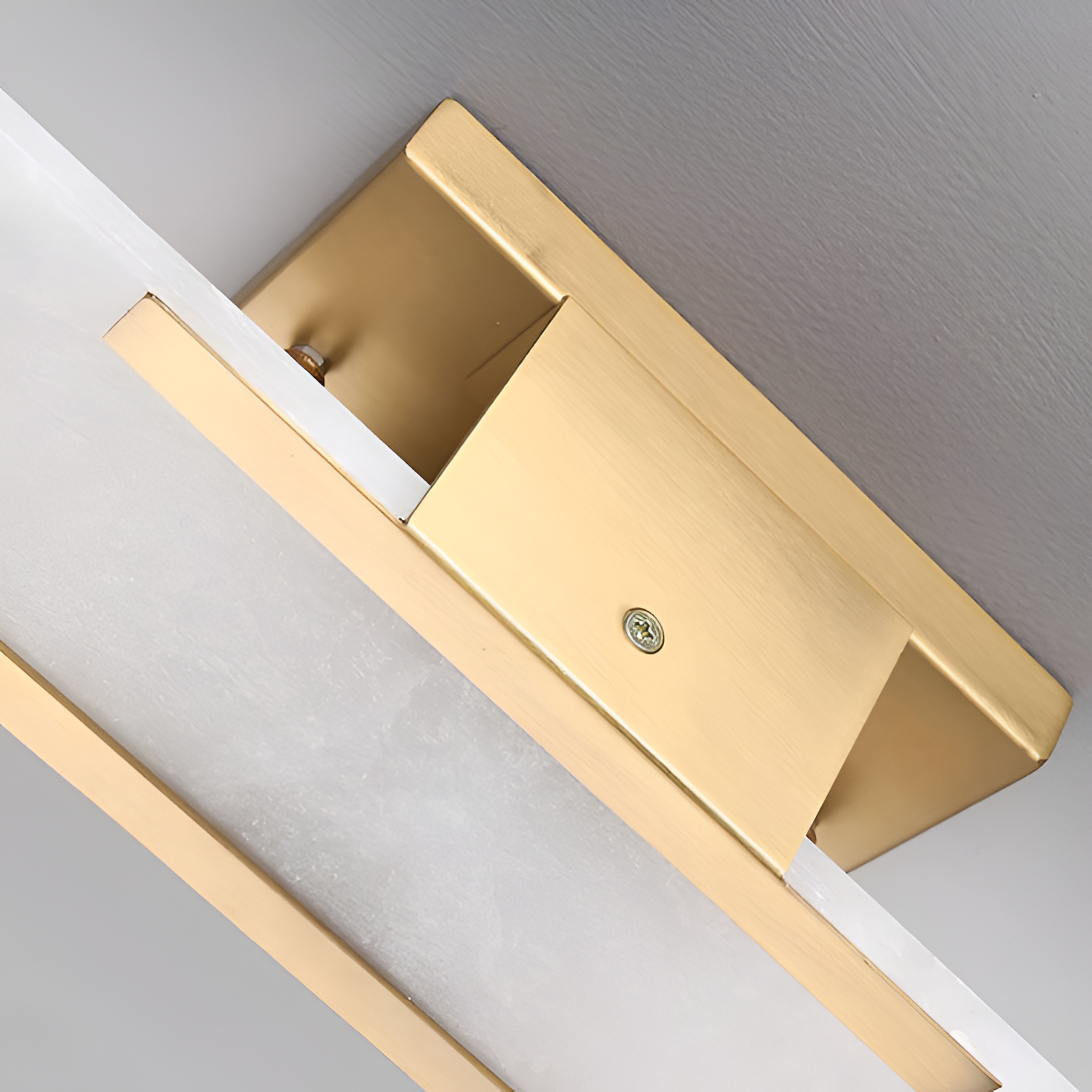 Aplique de Pared Alargado Minimalista - Alabastro