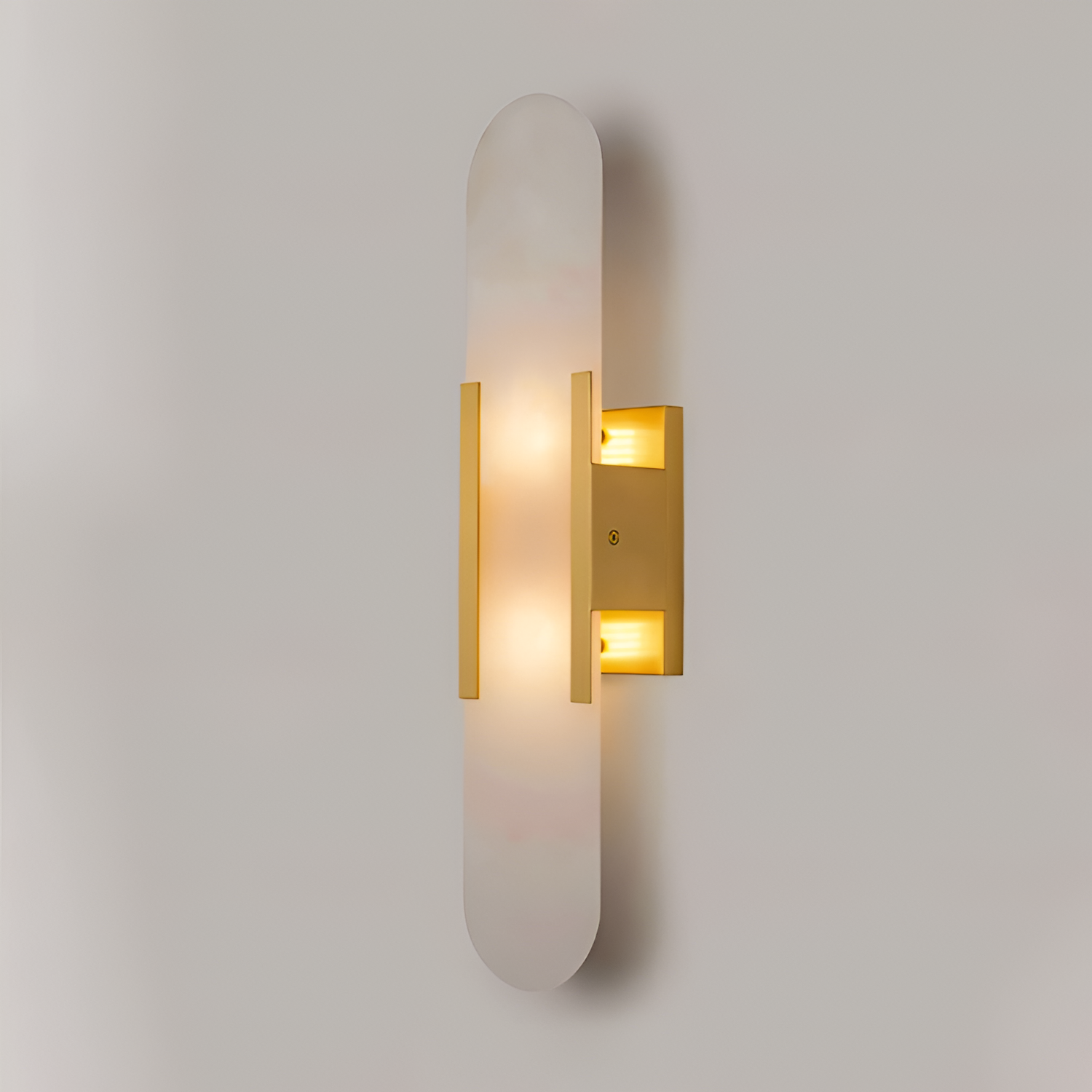 Aplique de Pared Alargado Minimalista - Alabastro