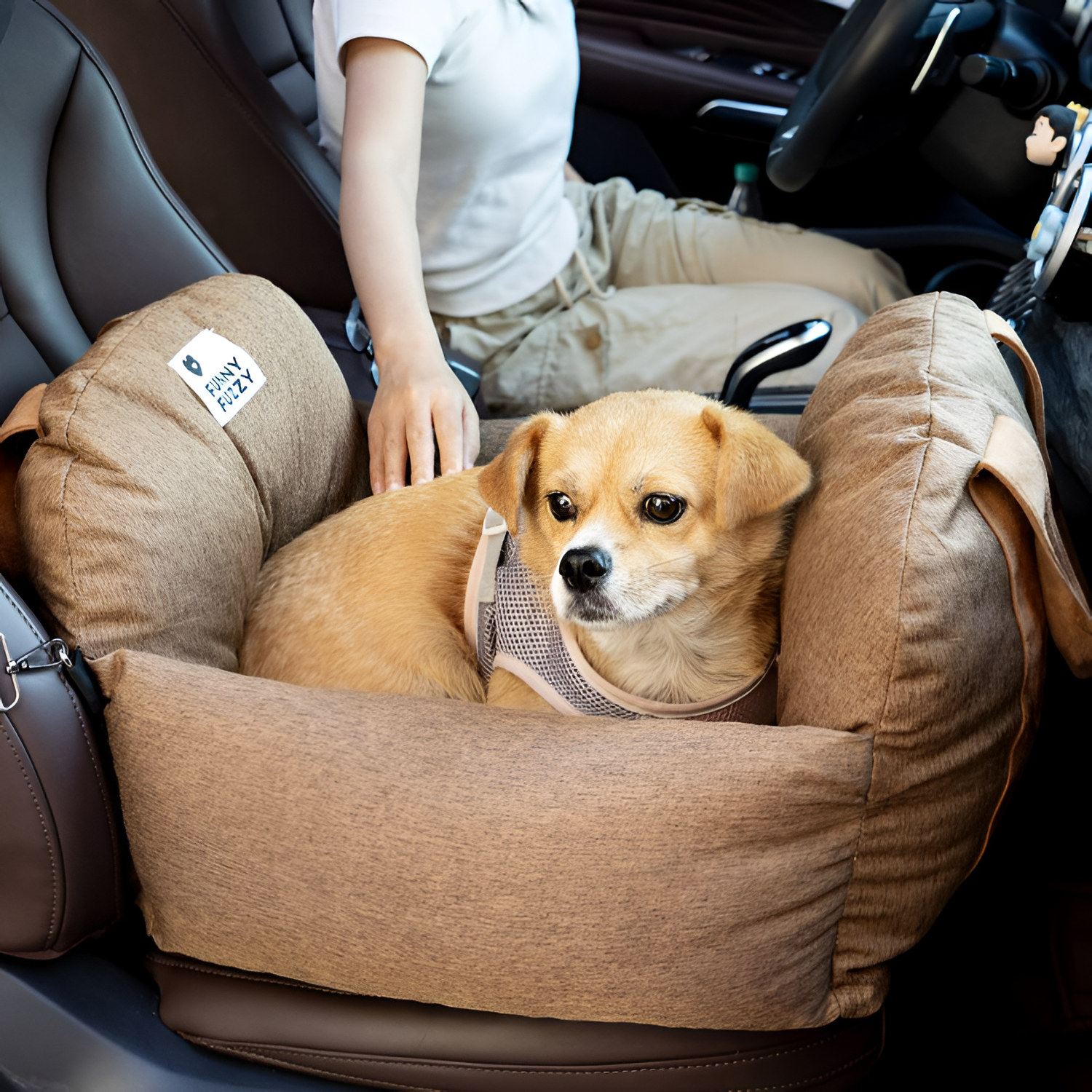 Cama Monocolor Viaje Para Mascotas - Convertible