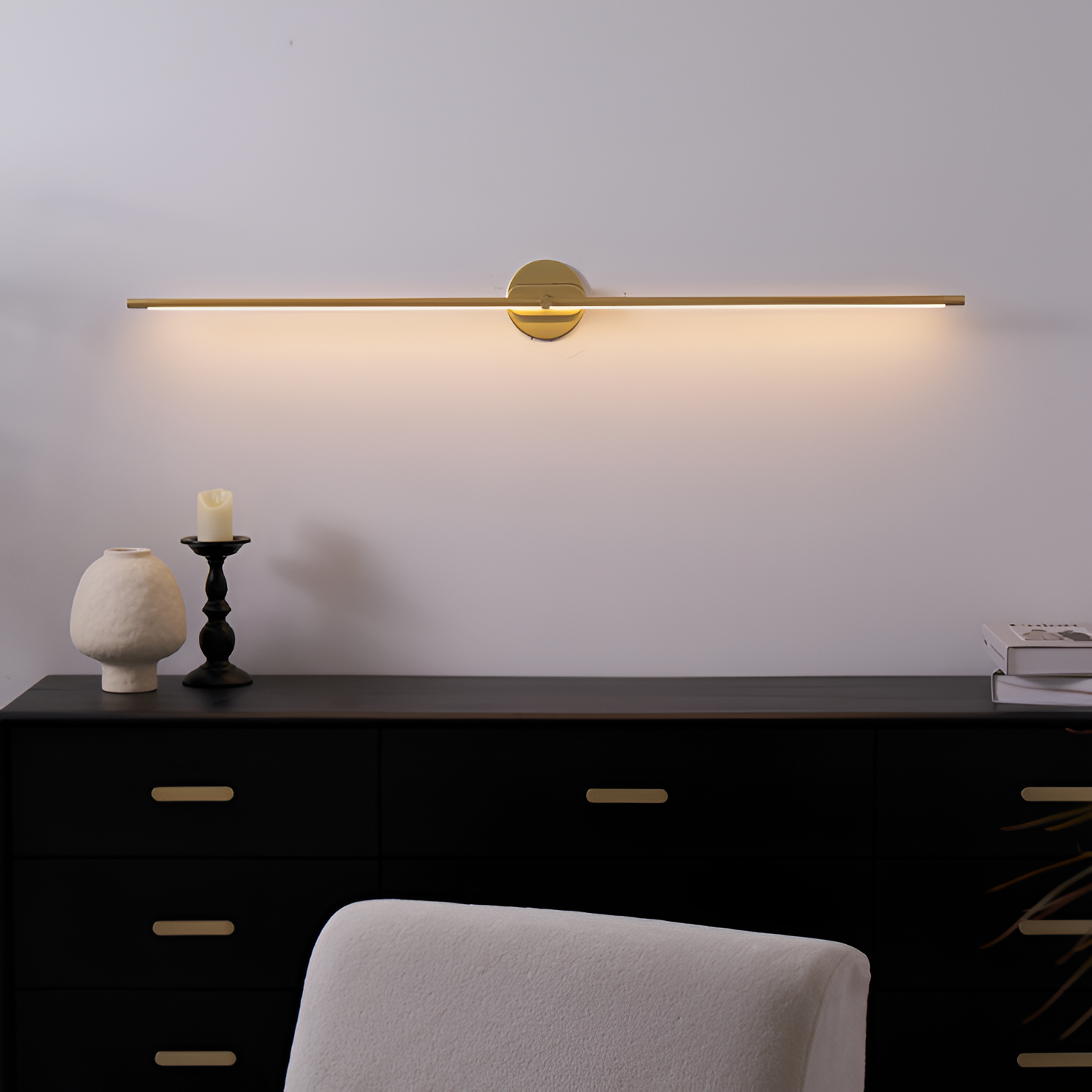 Lámpara Lineal de Pared - Giratoria