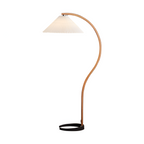 Lámpara de Pie de Arco Minimalista - Plisada