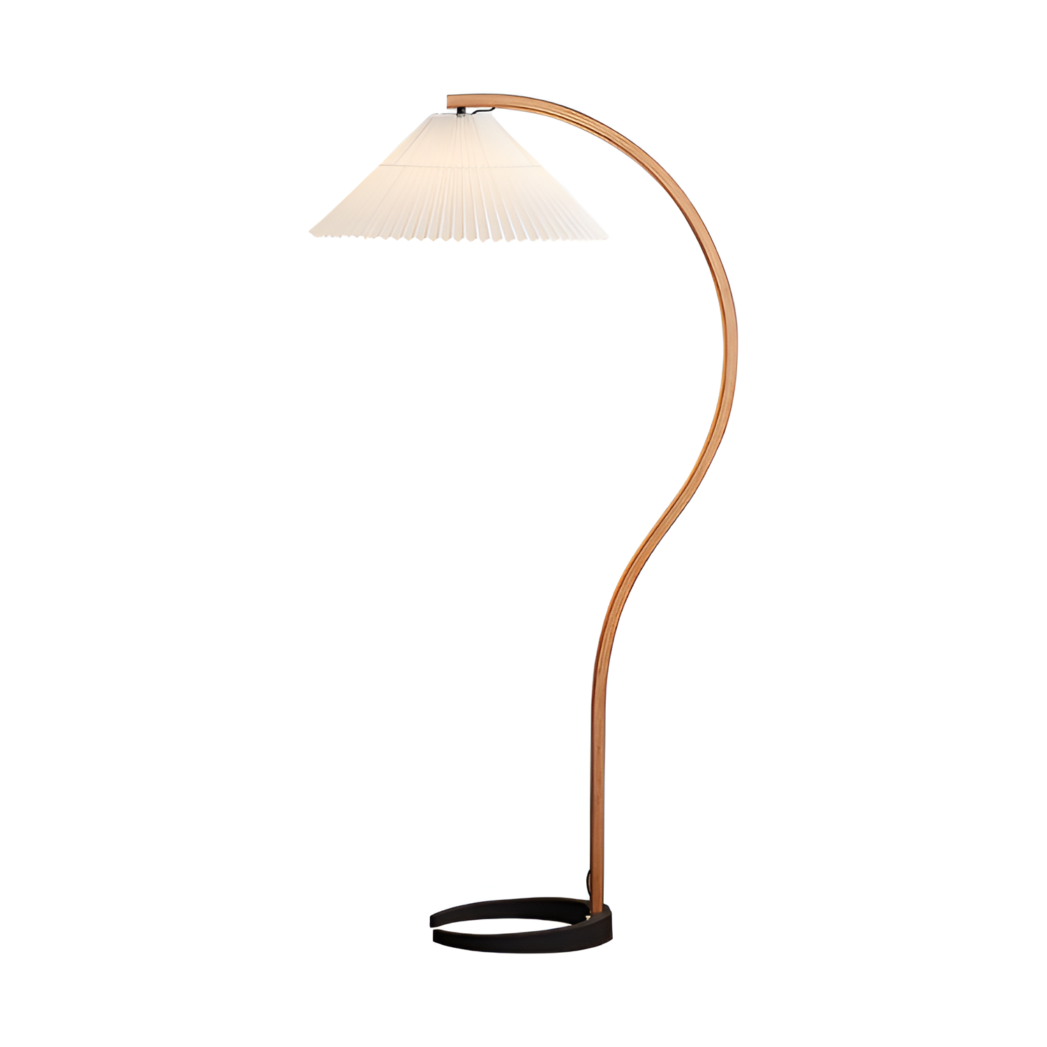 Lámpara de Pie de Arco Minimalista - Plisada