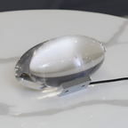 Lámpara Mesa Cristal Minimalista - Escultórica