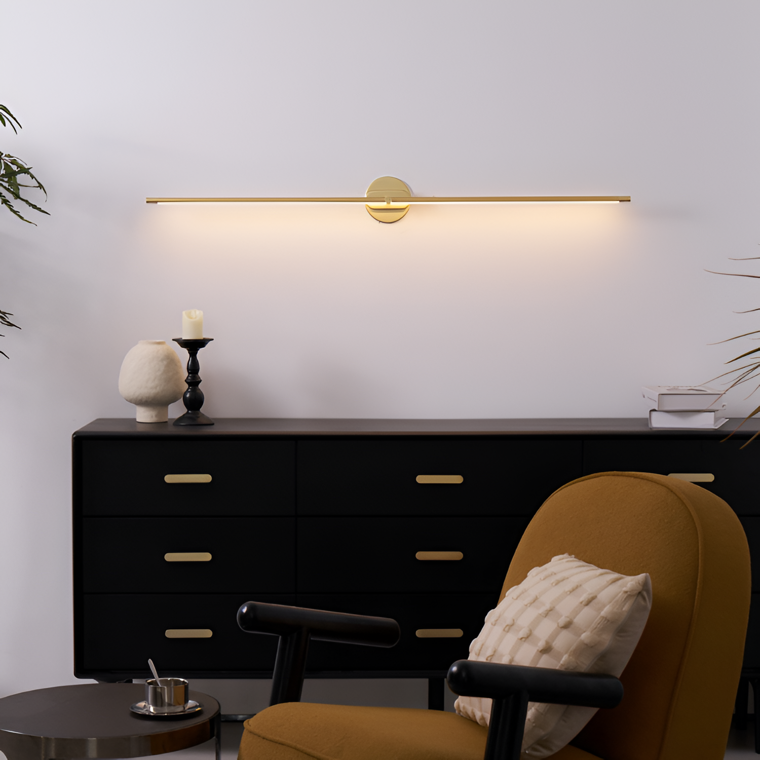 Lámpara Lineal de Pared - Giratoria
