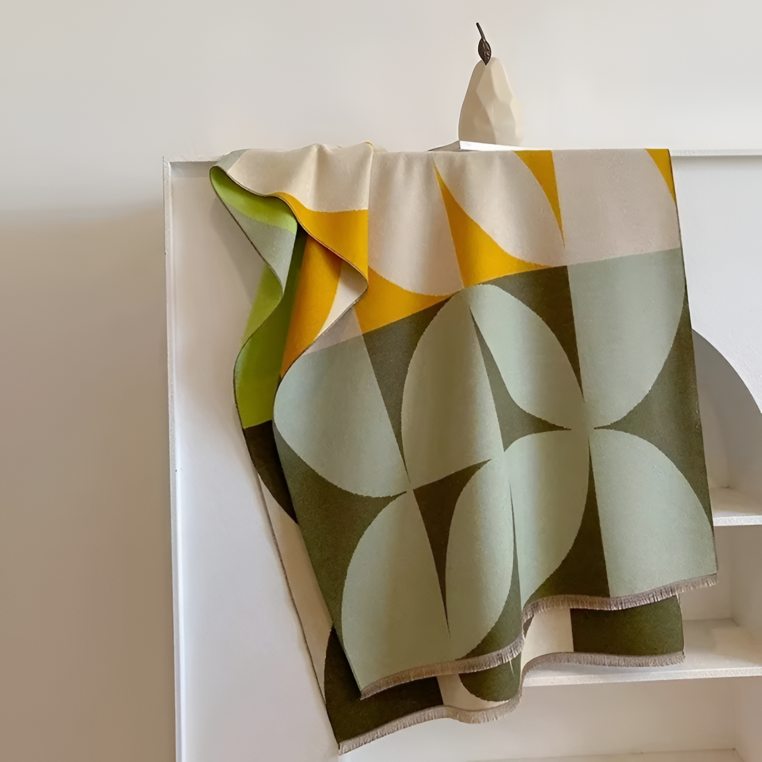 Chal Con Estampado Gráfico Geométrico - Estilo de Capas Diario