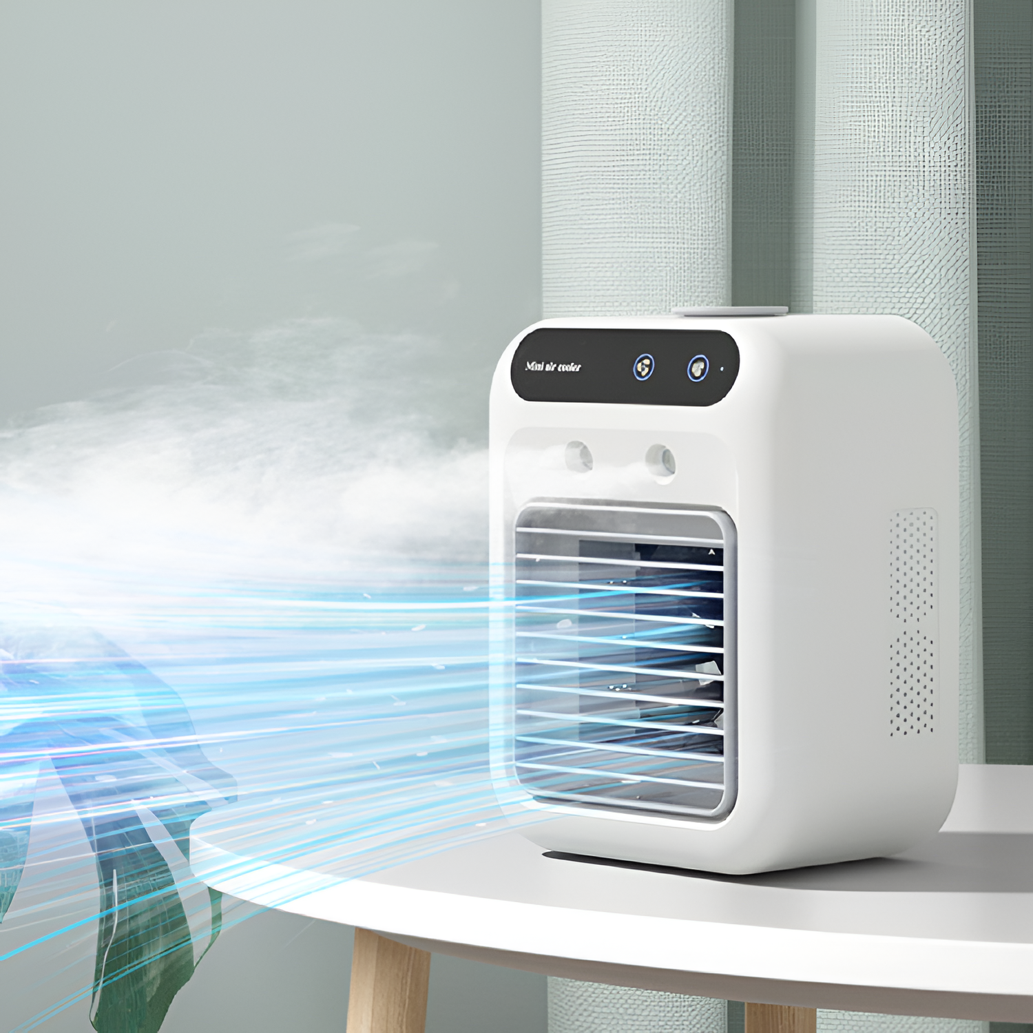 Enfriador de Aire de Escritorio Minimalista - Ajustable
