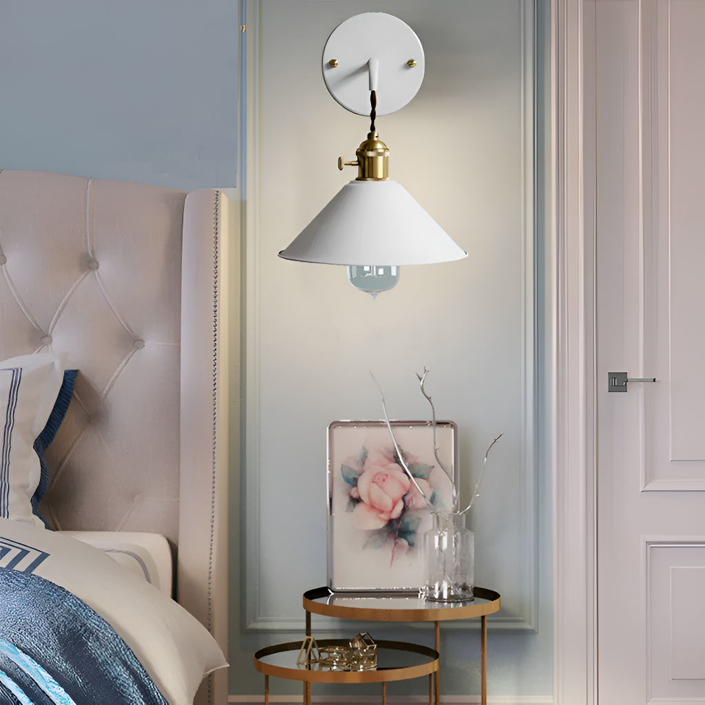 Aplique Pared Industrial Retro - Cable Trenzado