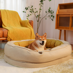 Cama Nido de Felpa para Mascotas - Relajante