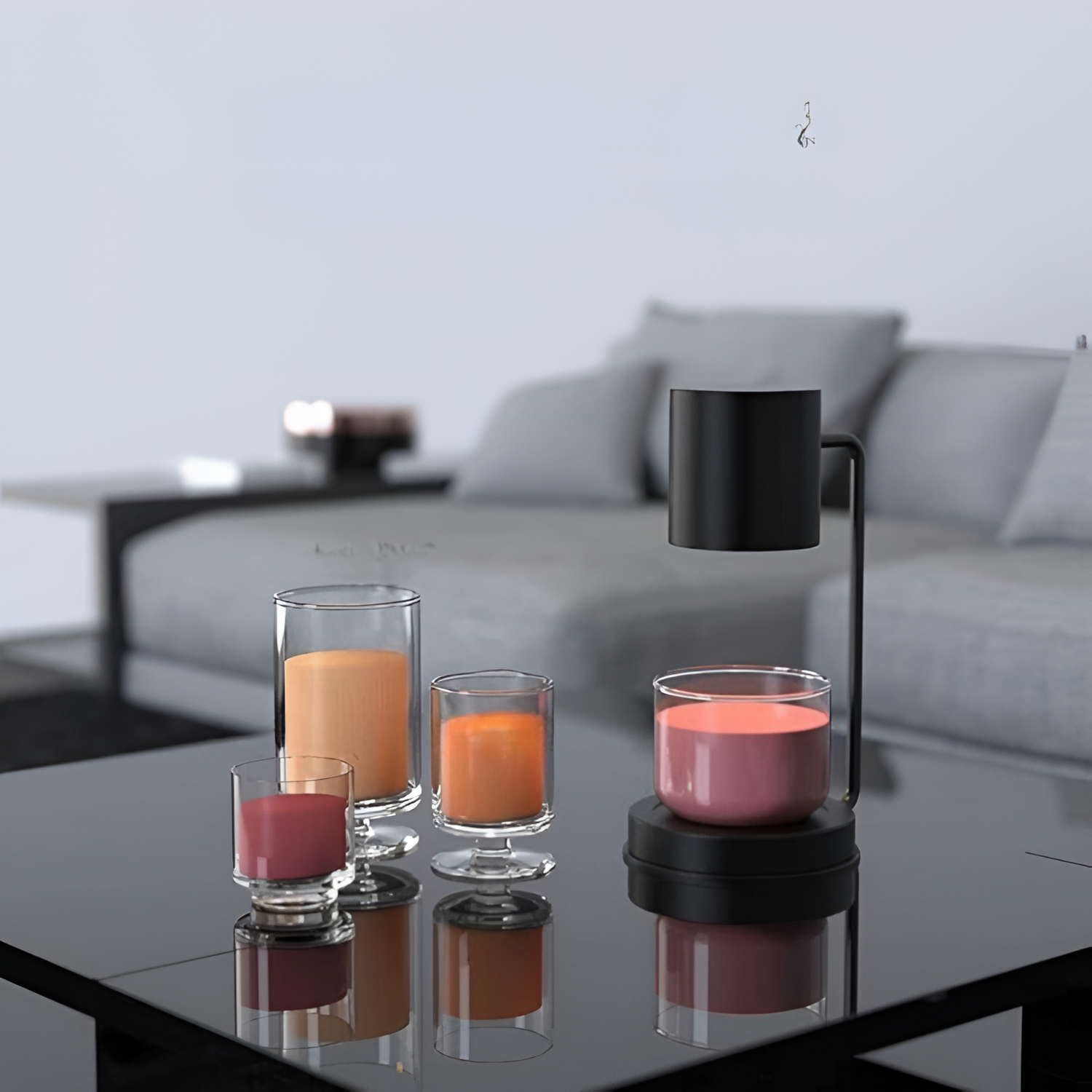 Lámpara Calentadora de Velas - Estilo Nórdico