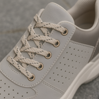 Tenis Para Mujer Con Cremallera Lateral Y Cordones - Brunch De Fin De Semana