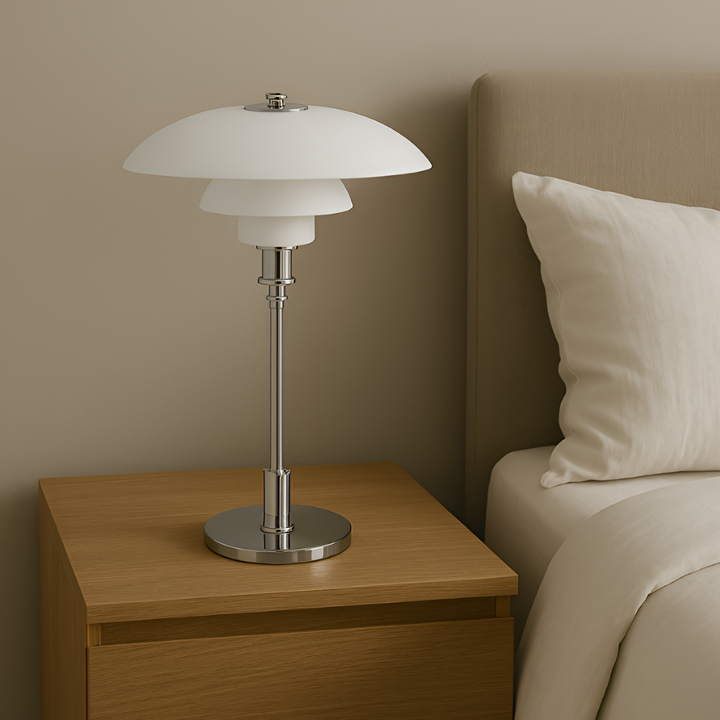 Lámpara de Mesa Modernista - Iluminación Ambiental para Salón