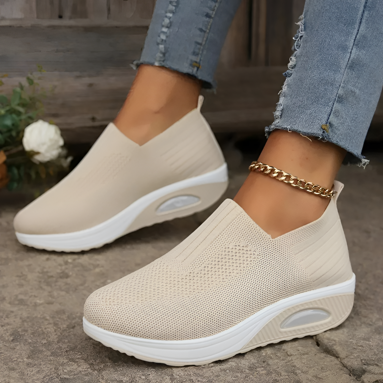 Zapatillas Slip-On para Mujer - Brunch de Fin de Semana