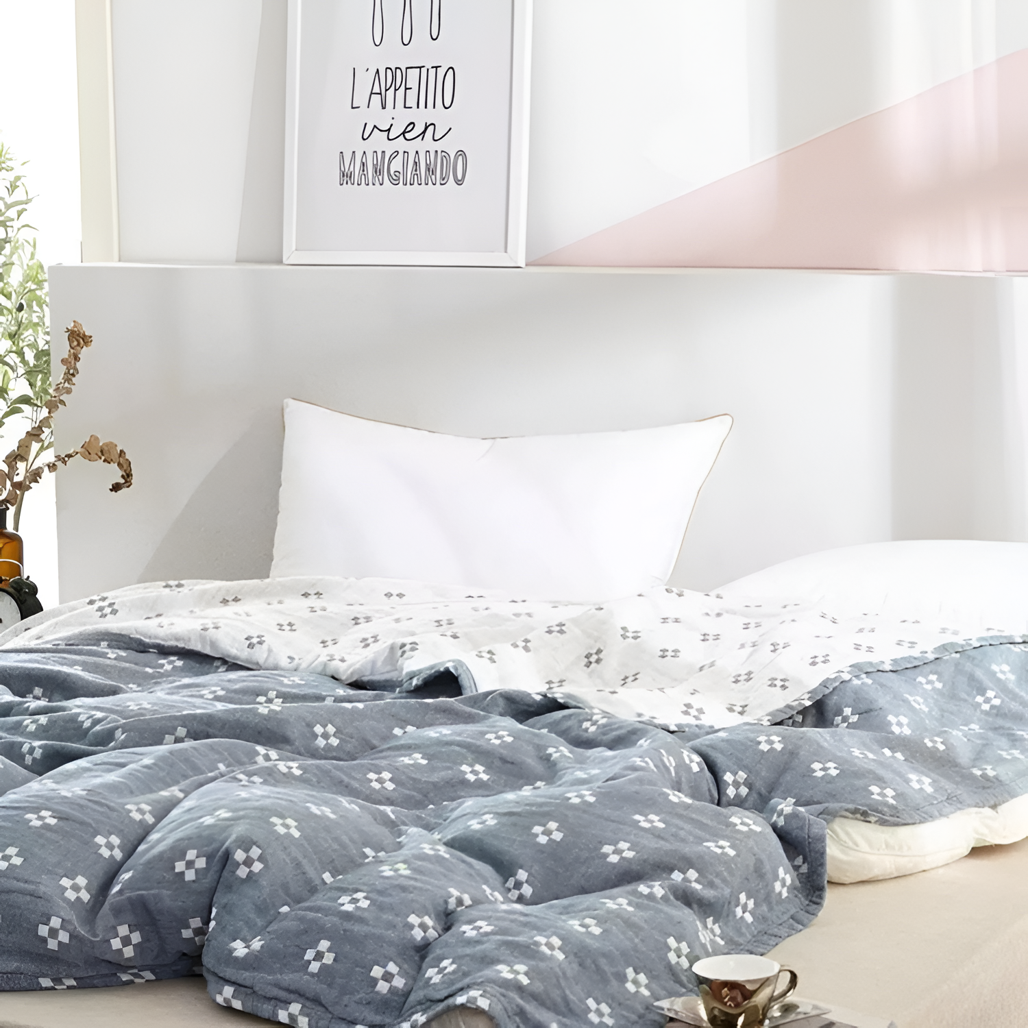Manta Diamond Dot Comfort - Algodón ligero