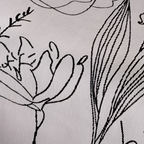 Manta decorativa botánica - Reversible para sofá