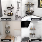 Organizador de Esquina - Estante de Pared Adhesivo