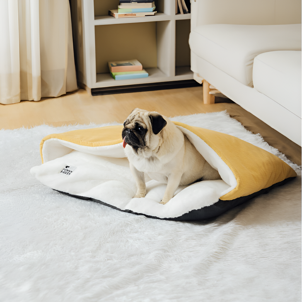 Cama de Mascotas con Capucha - Antideslizante