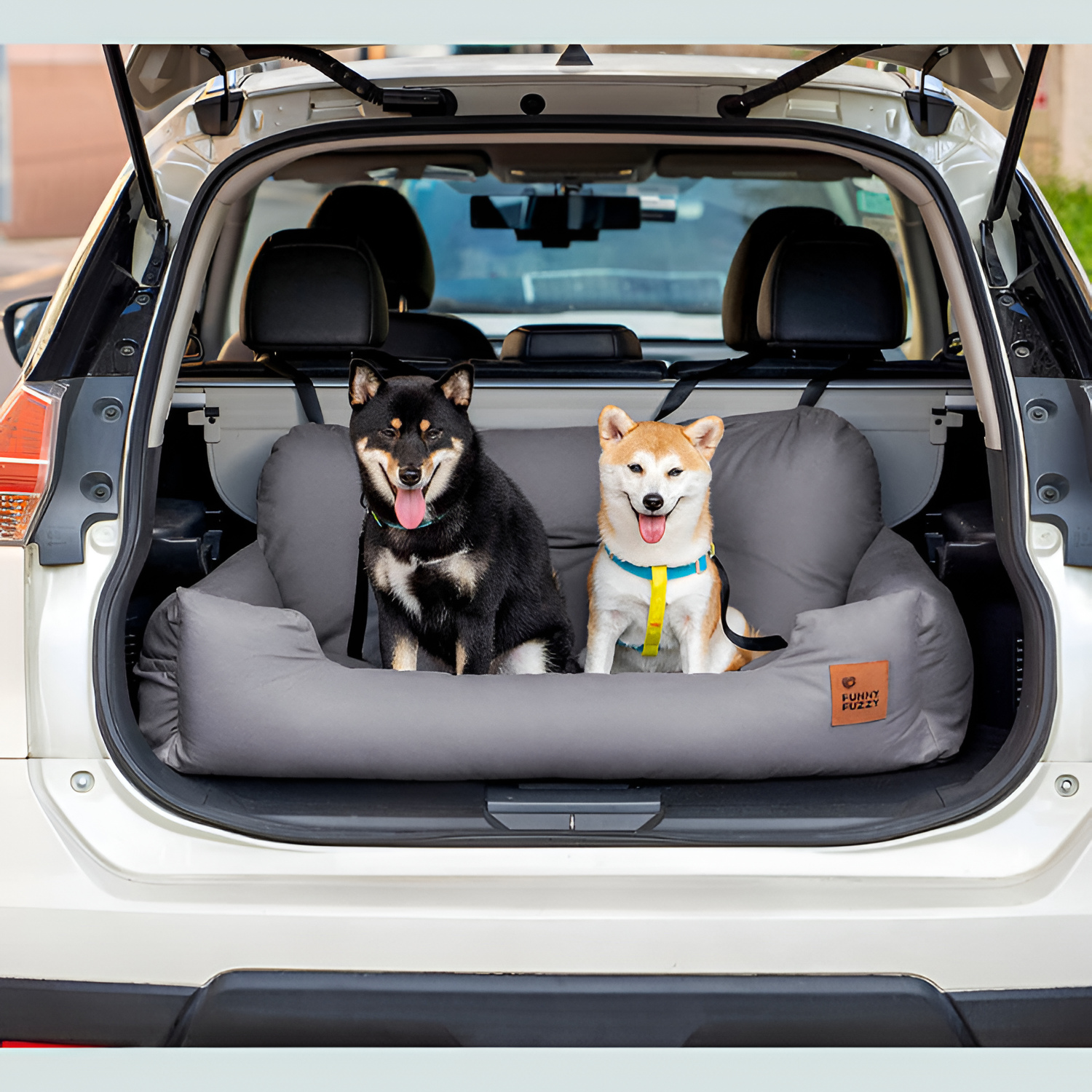 Cama de Coche para Perros de Cojín Sólido - Funcional