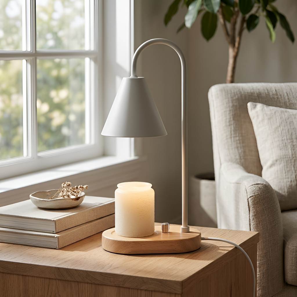 Lámpara Nórdica con Vela – Lámpara Moderna de Diseño