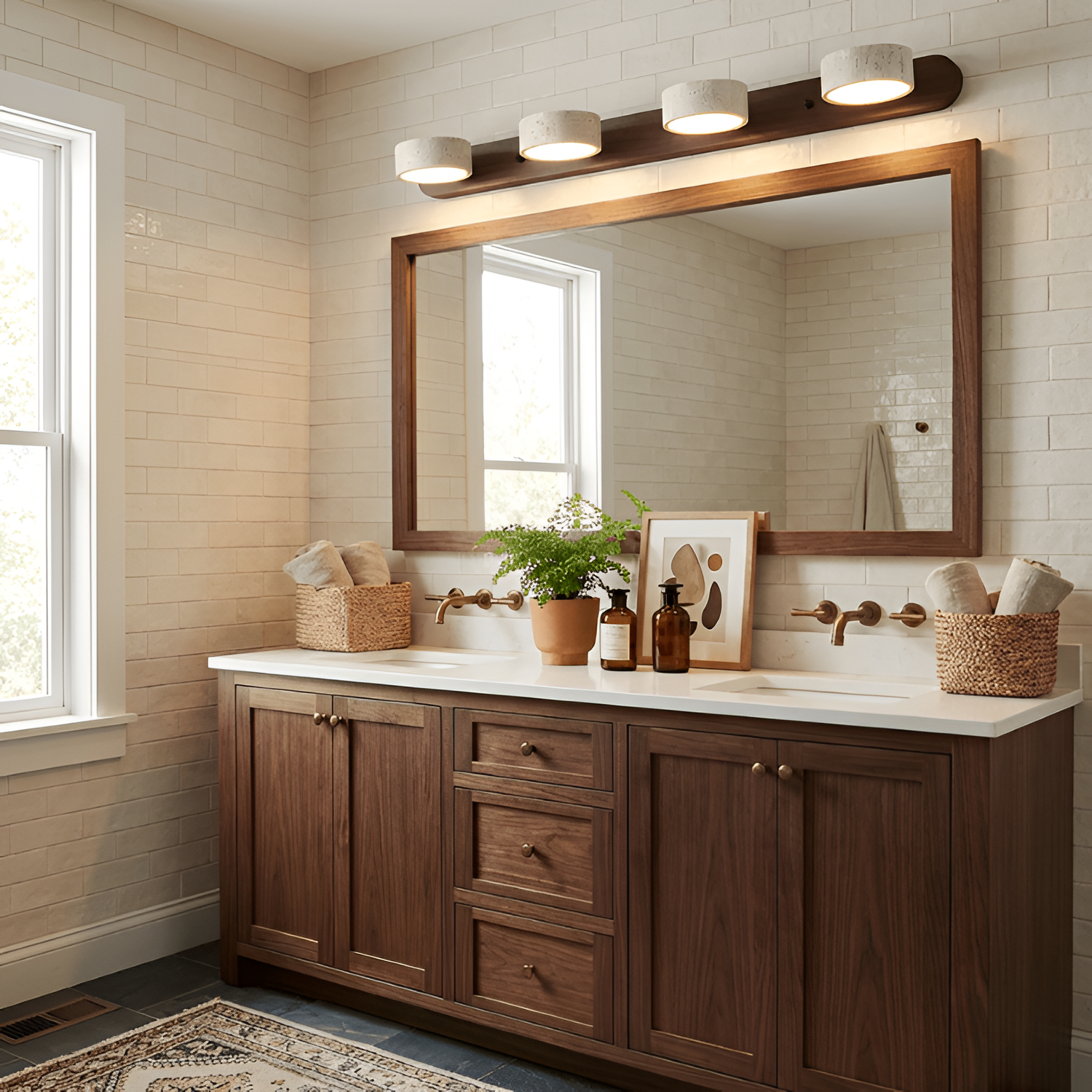 Lámpara de Pared Travertine Minimalista - Ajustable