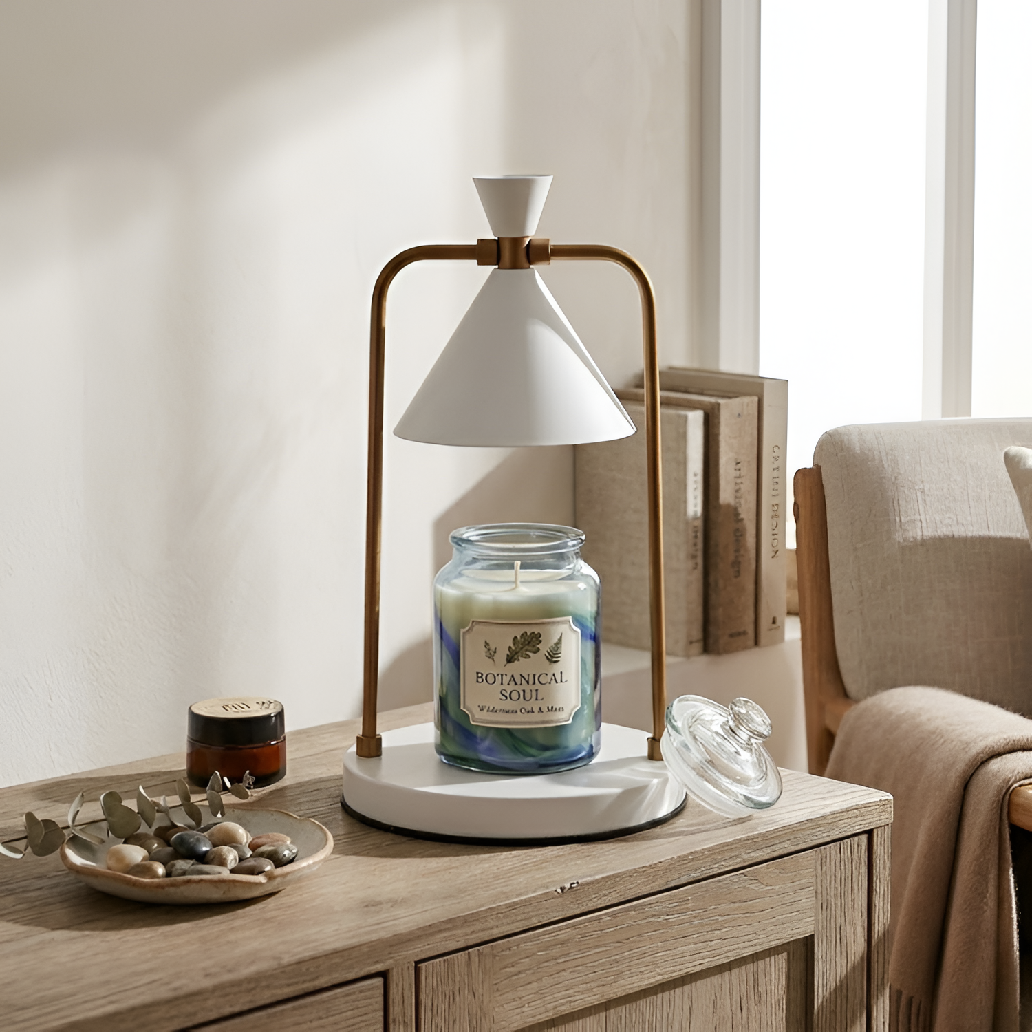 Lámpara Calentadora de Velas – Lámpara Duradera de Diseño
