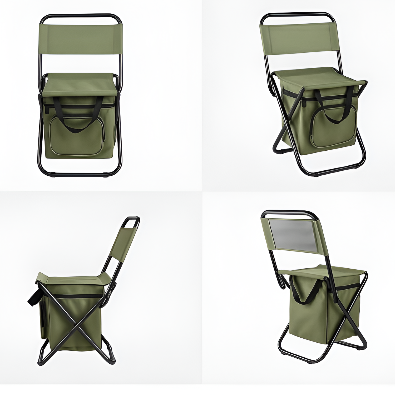 Silla de Camping Plegable con Nevera - Respaldo
