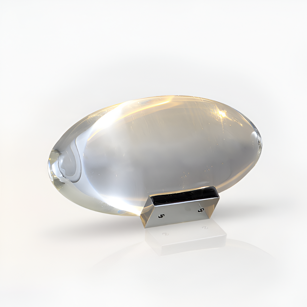 Lámpara Mesa Cristal Minimalista - Escultórica