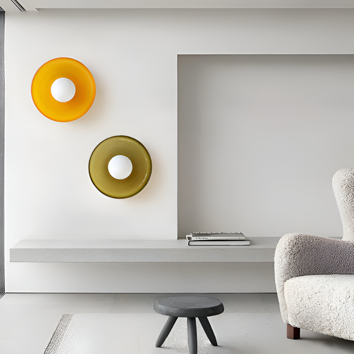 Lámpara Techo Retro Minimalista - Plafón Fijo