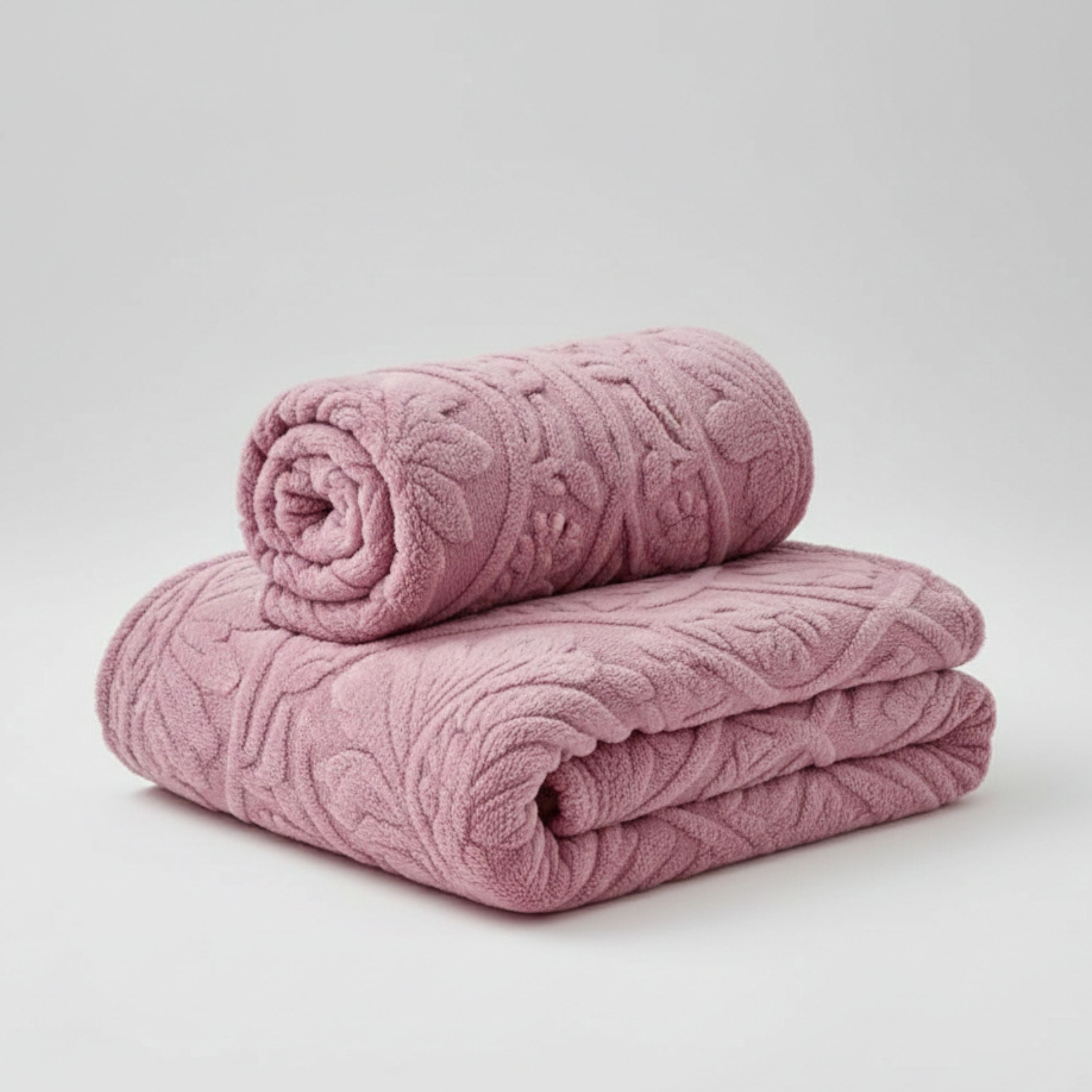 Manta de Lana Tejida - Jacquard