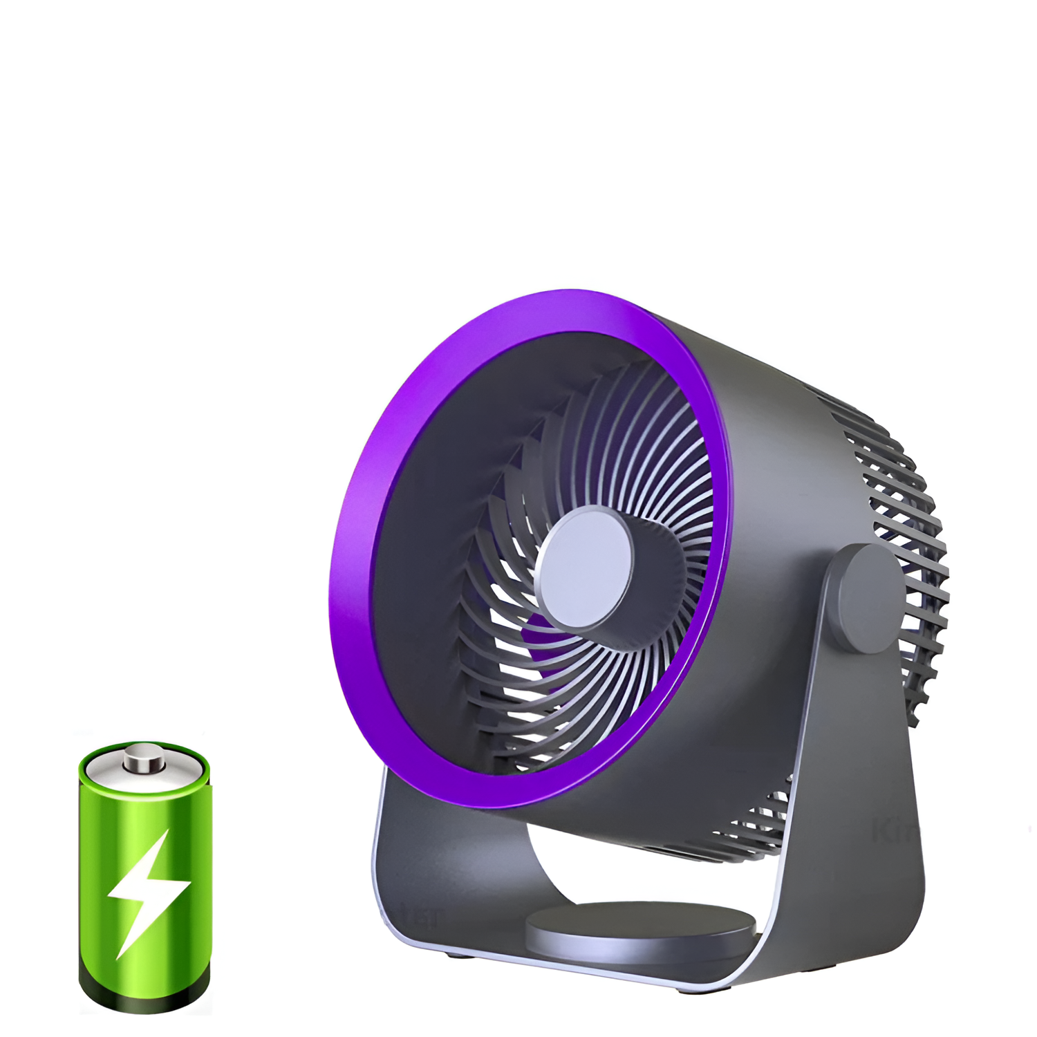Ventilador de Mesa Inalámbrico Minimalista - Ajustable