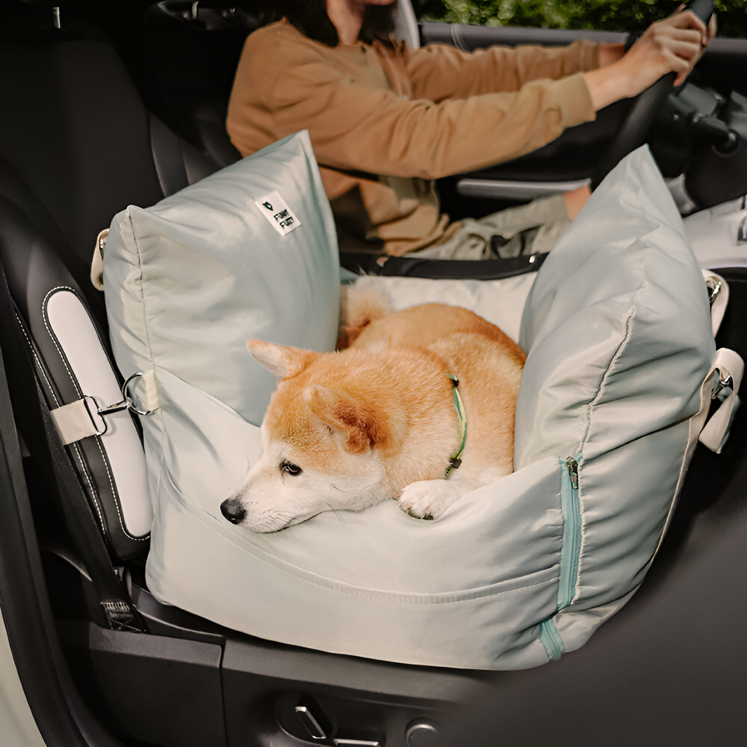 Cojín Acolchado Monocromático para Asiento - Ajustable