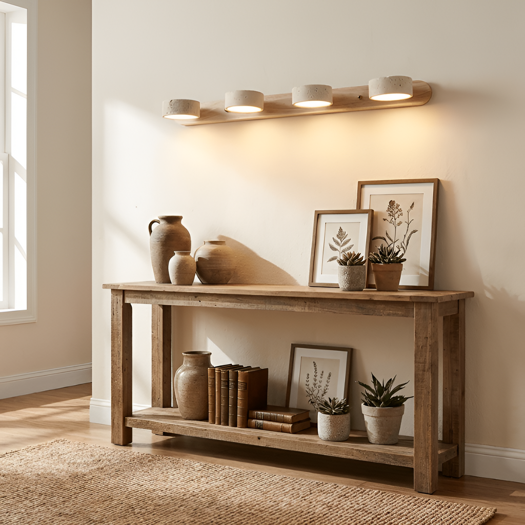 Lámpara de Pared Travertine Minimalista - Ajustable