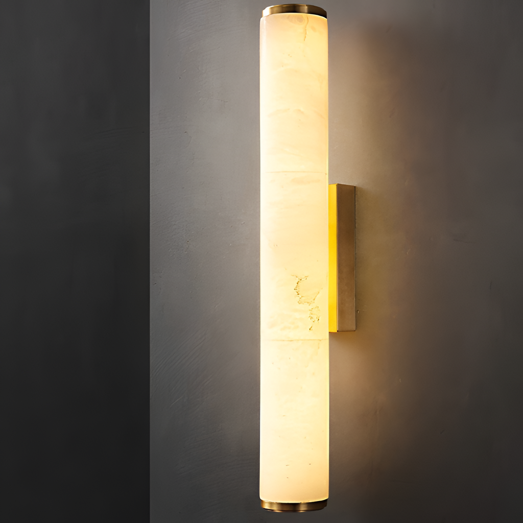 Aplique de Pared de Alabastro Minimalista - Lineal