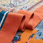Manta de algodón estilo boho – Multicolor