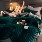 Juego de ropa de cama con textura acanalada - Extragrande