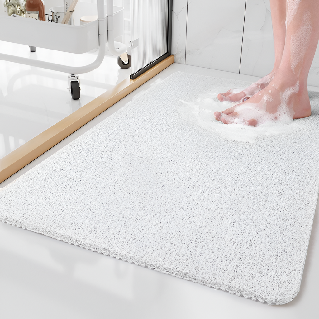 Tapete de Baño Antideslizante - Gris Texturizado