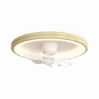 Lámpara Minimalista Con Ventilador De Techo Regulable - Montaje Empotrado