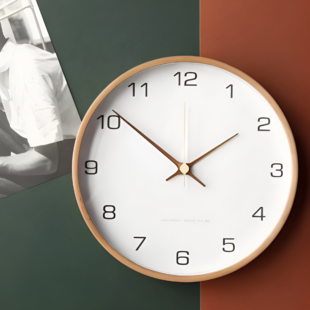 Reloj Pared Silencioso Minimalista - Analógico