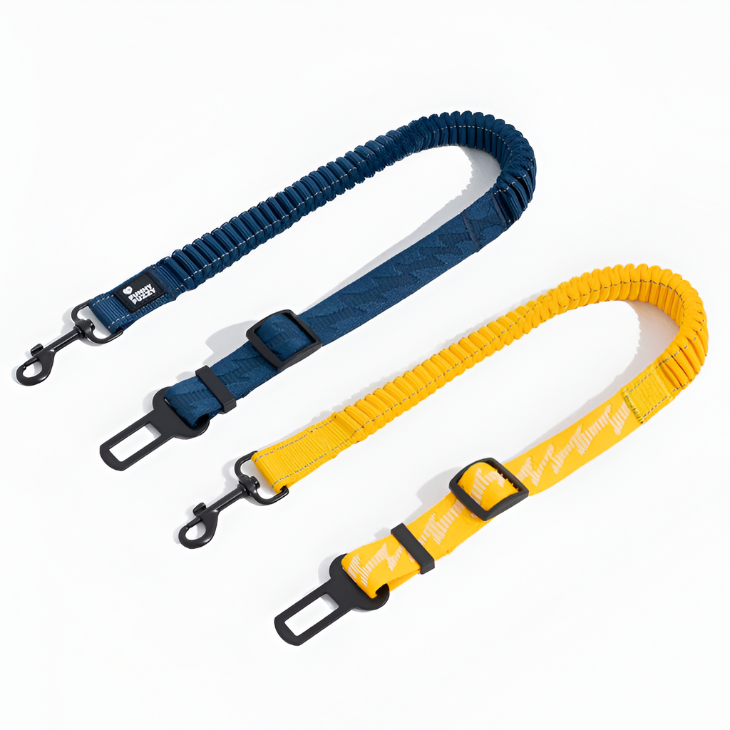 Tallacinturón De Seguridad Elástico Para Perros - Ajustable