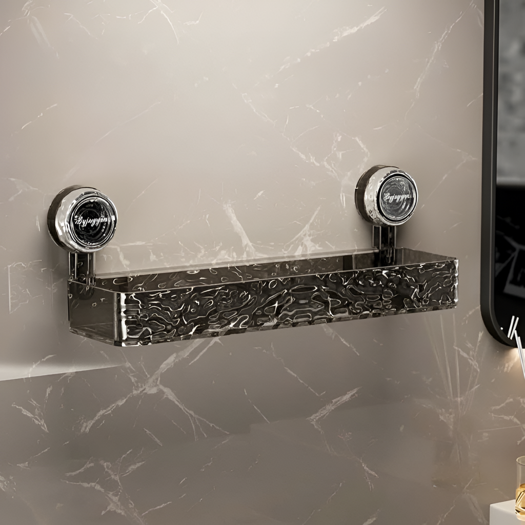 Estante Ripple con Ventosa - Montaje en Pared