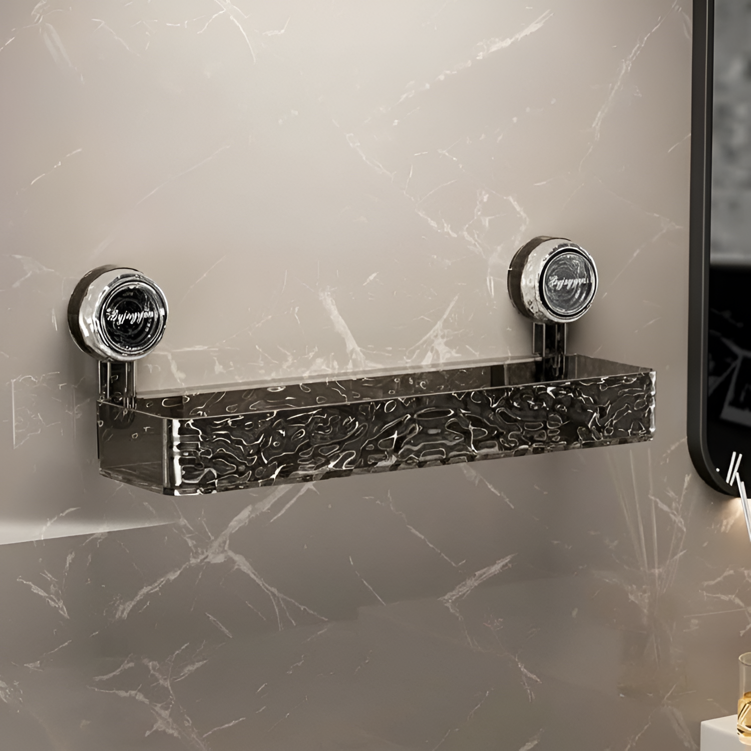 Estante Ripple con Ventosa - Montaje en Pared