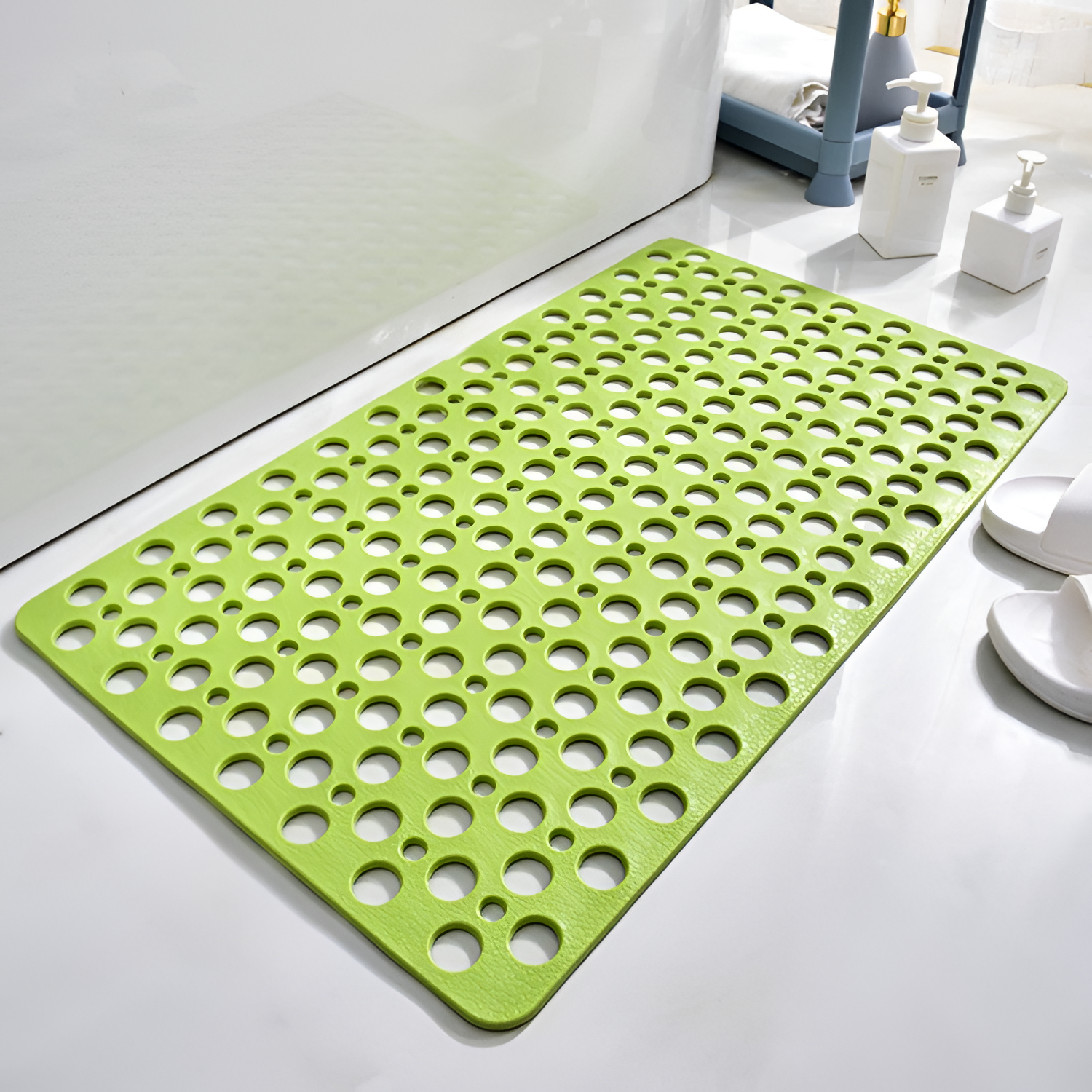 Alfombrilla Antideslizante - Baño y Ducha - Diseño de Círculos