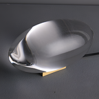 Lámpara Mesa Cristal Minimalista - Escultórica