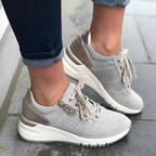 Tenis Para Mujer Con Cremallera Lateral Y Cordones - Brunch De Fin De Semana