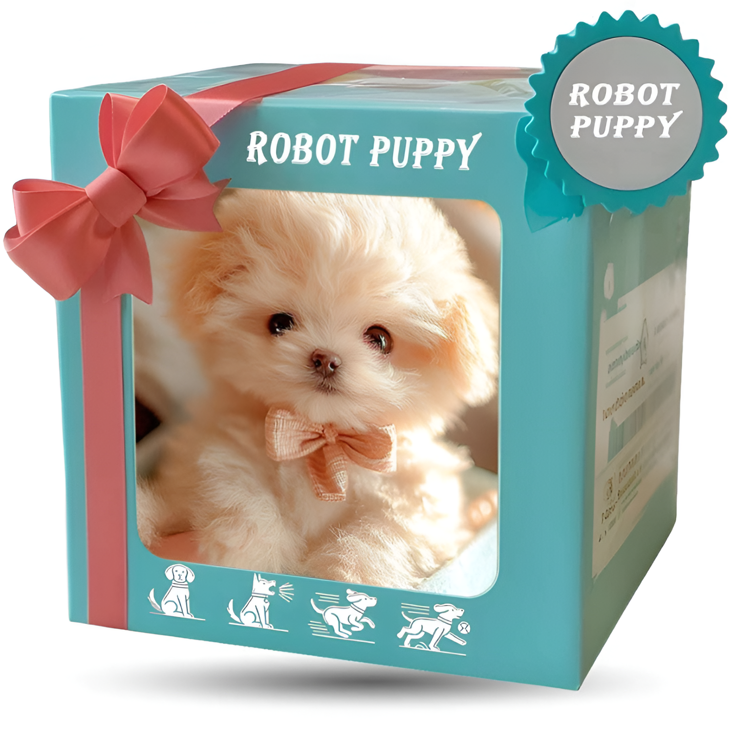 Perrito Robot Animado Interactivo - Realista
