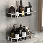 Caddy de Pared Adhesivo Minimalista - Ahorro de Espacio