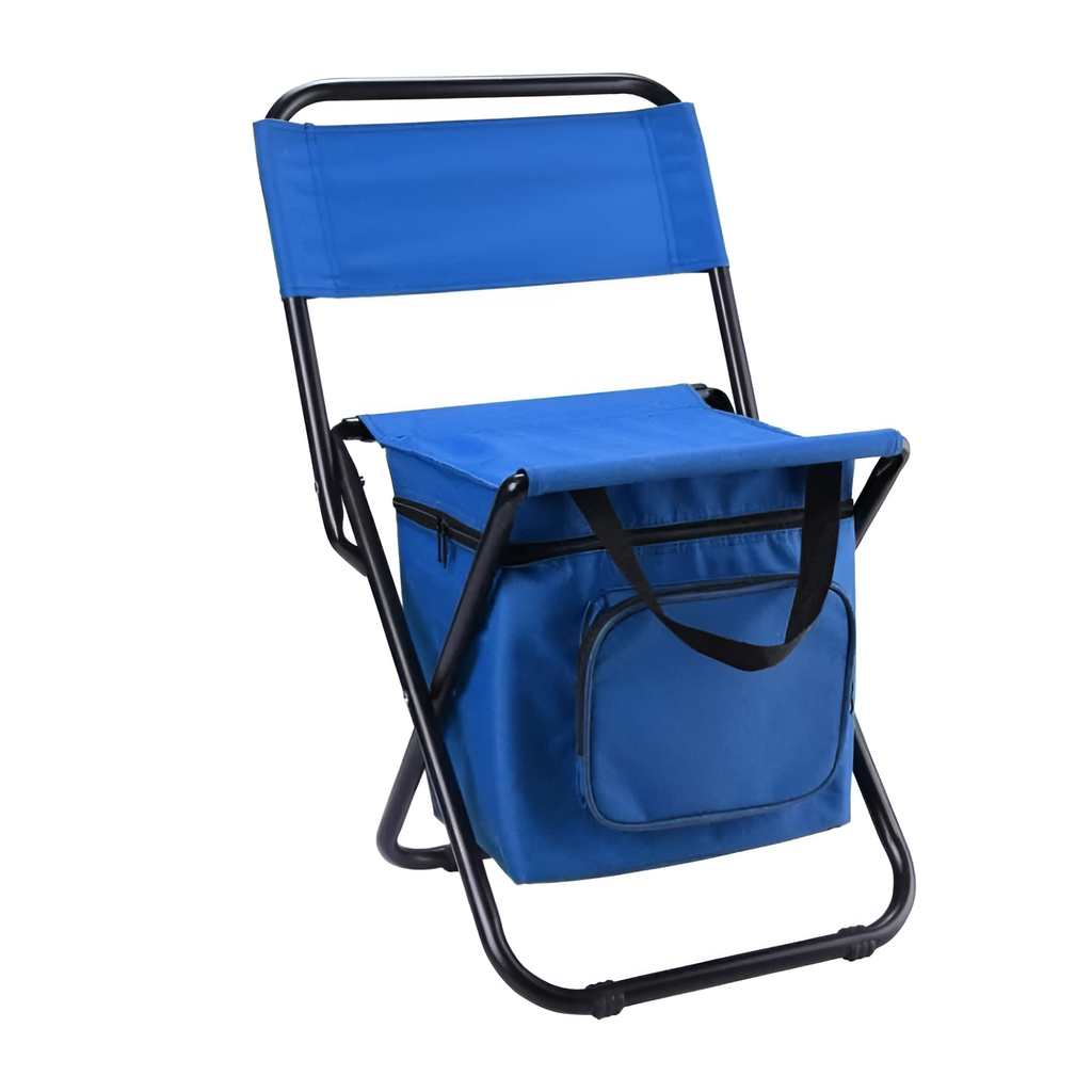 Silla de Camping Plegable con Nevera - Respaldo