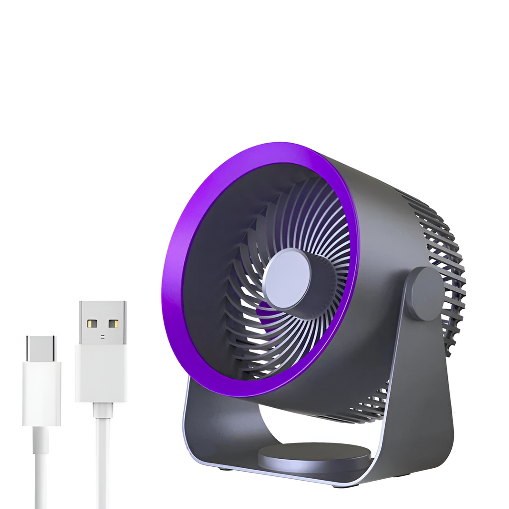 Ventilador de Mesa Inalámbrico Minimalista - Ajustable